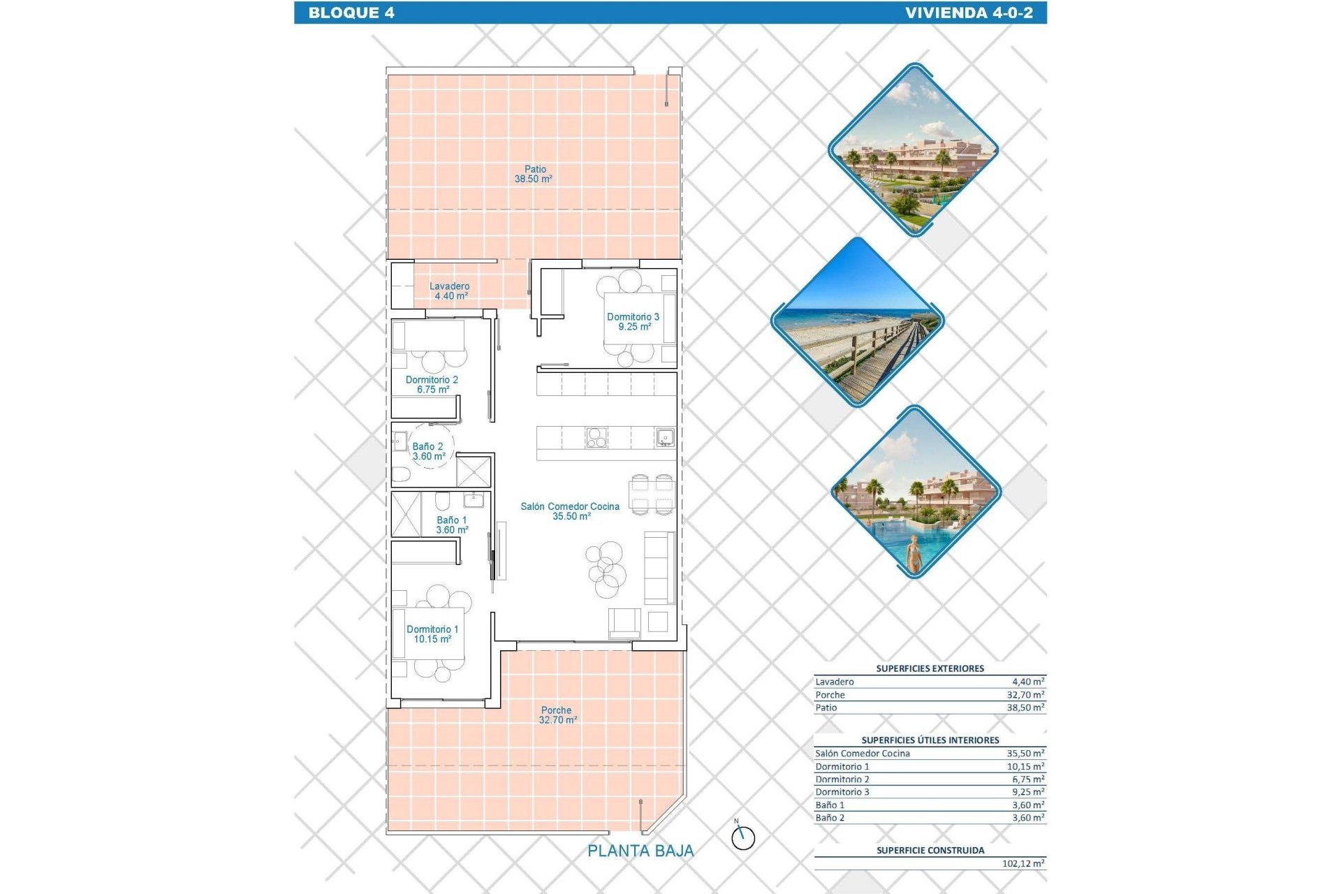 Obra nueva - Apartmento -
Pilar de la Horadada - Lo Monte