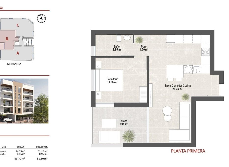 Obra nueva - Apartmento -
San Pedro del Pinatar - Lo Pagan