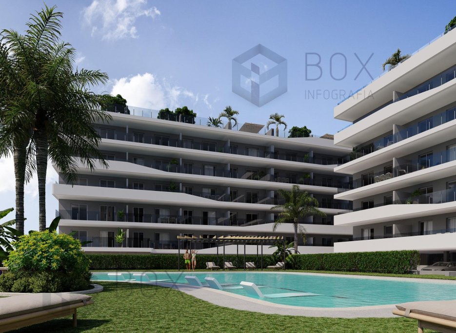 Obra nueva - Apartmento -
Santa Pola - Playa Tamarit