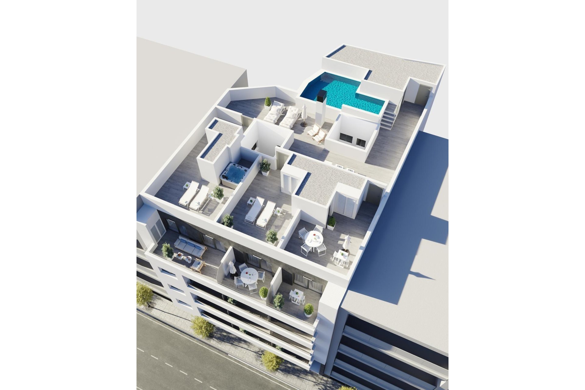 Obra nueva - Apartmento -
Torrevieja - Centro