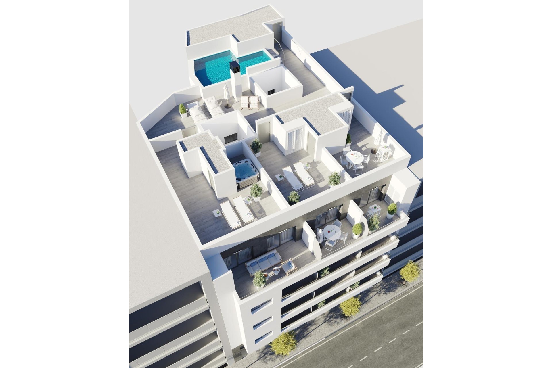 Obra nueva - Apartmento -
Torrevieja - Centro