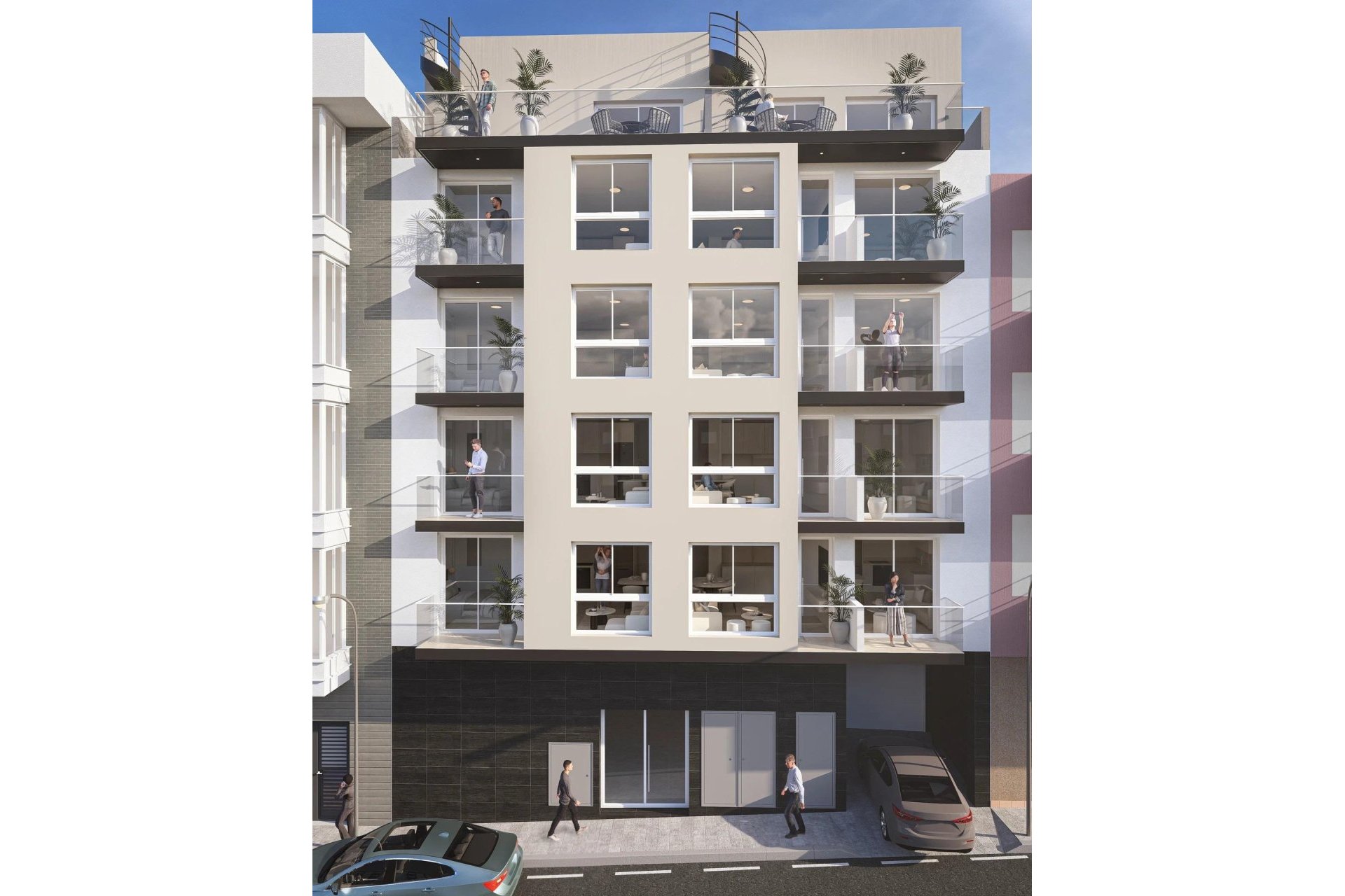 Obra nueva - Apartmento -
Torrevieja - Centro