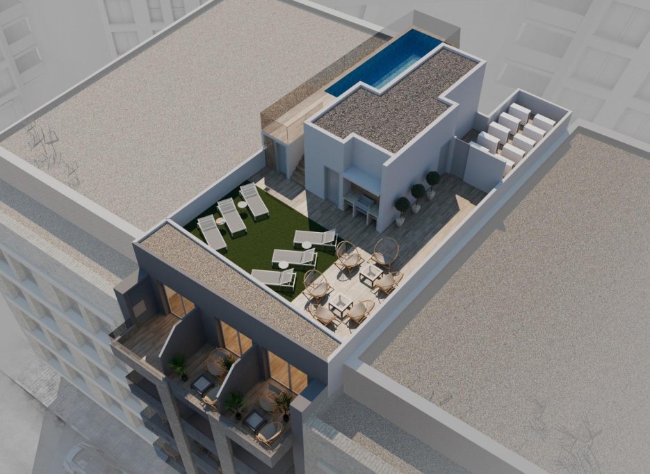 Obra nueva - Apartmento -
Torrevieja - Playa de los Locos