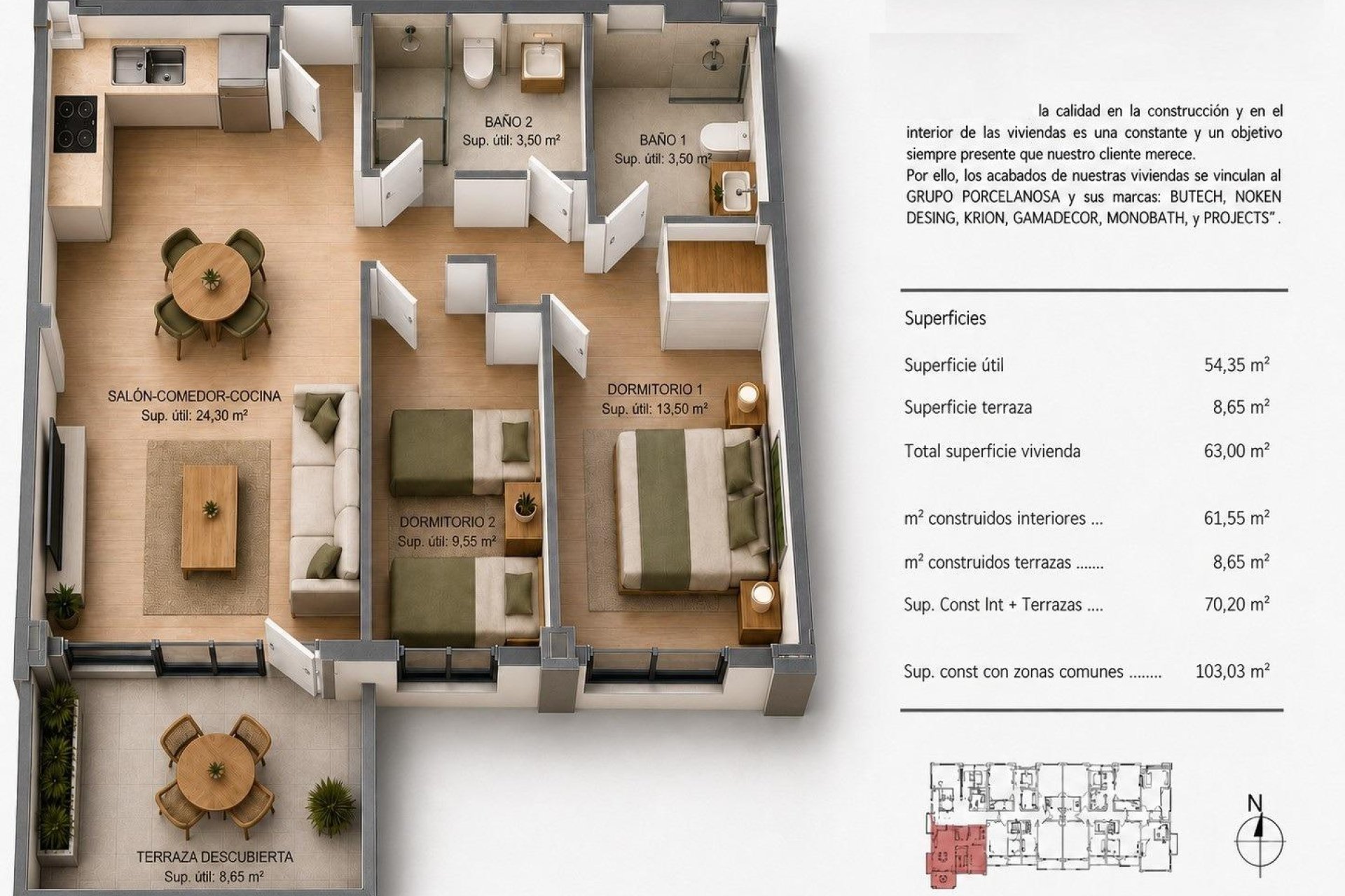 Obra nueva - Apartmento -
Villajoyosa - Cala de Finestrat
