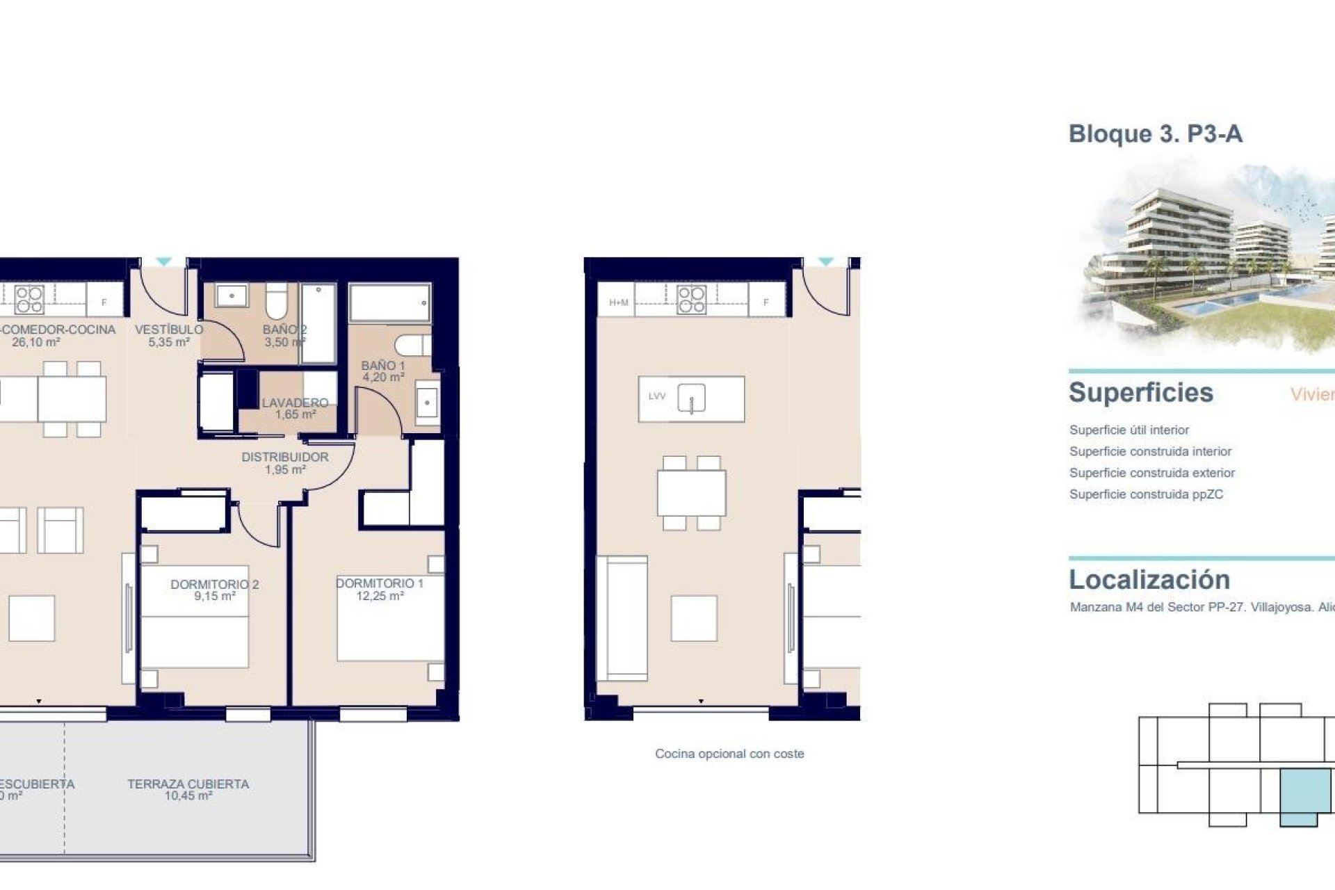 Obra nueva - Apartmento -
Villajoyosa - Playa del Torres