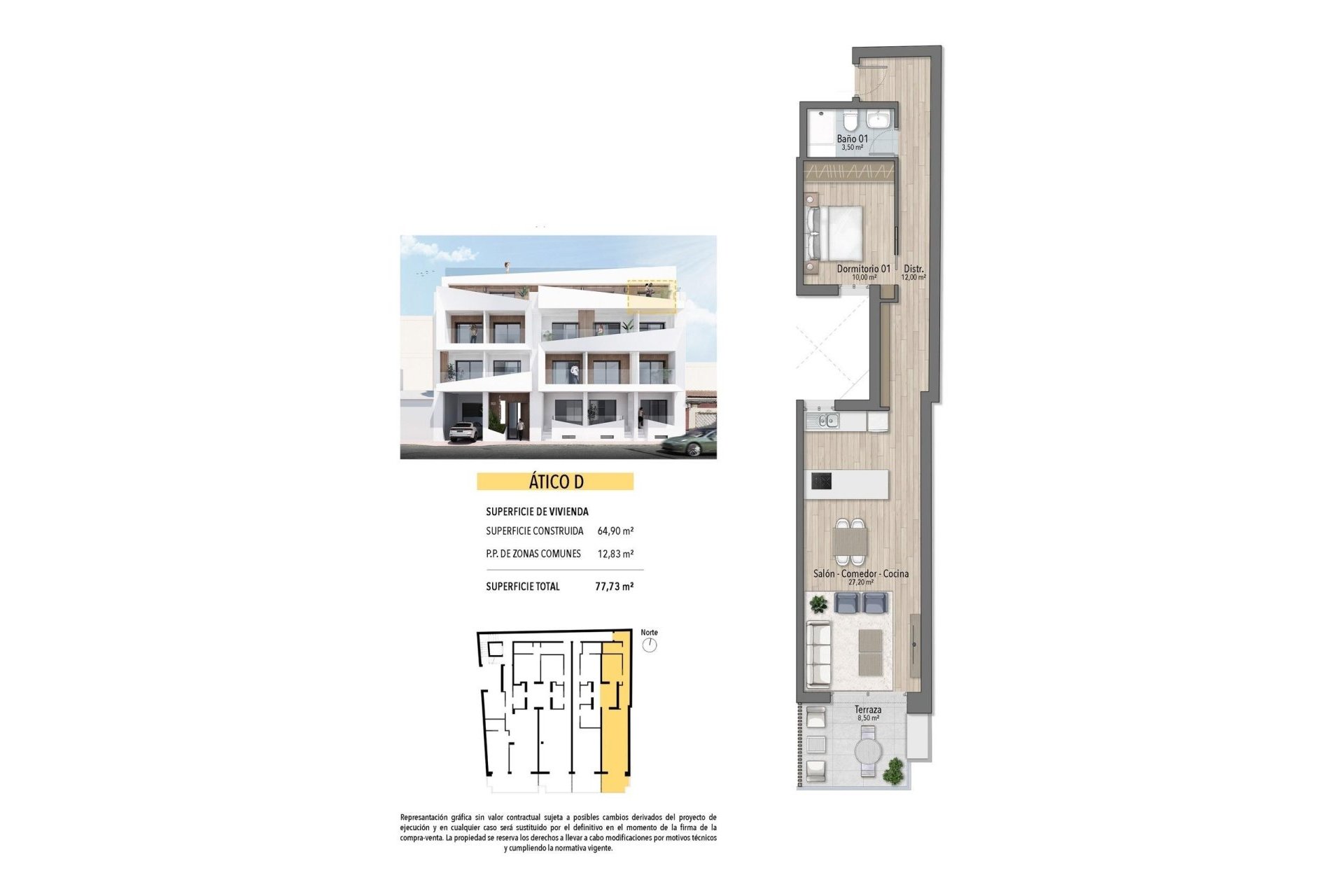 Obra nueva - Ático -
Torrevieja - Playa de El Cura