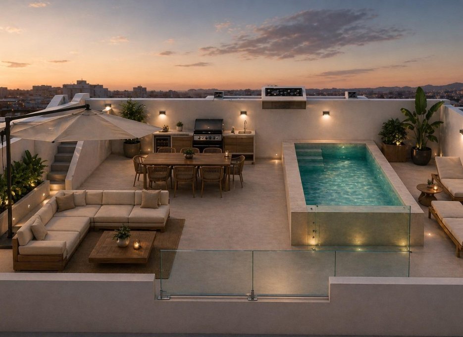 Obra nueva - Ático -
Villajoyosa - Cala de Finestrat