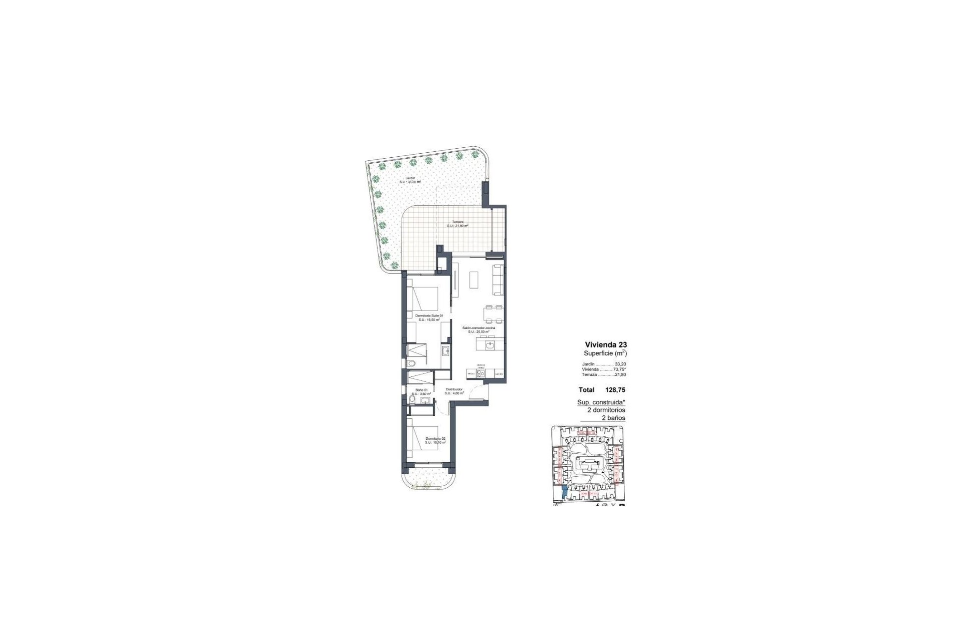 Obra nueva - Bungalow -
Ciudad Quesada - Lo Marabú