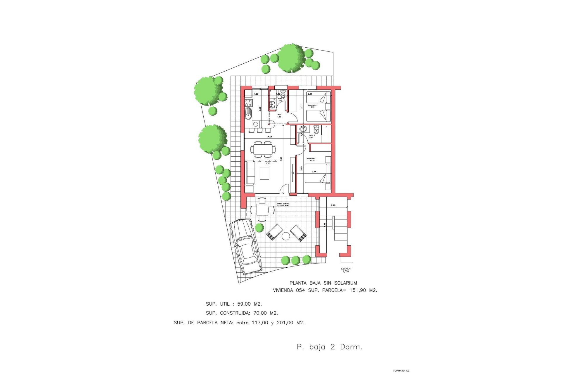 Obra nueva - Bungalow -
Fuente Álamo - La Pinilla
