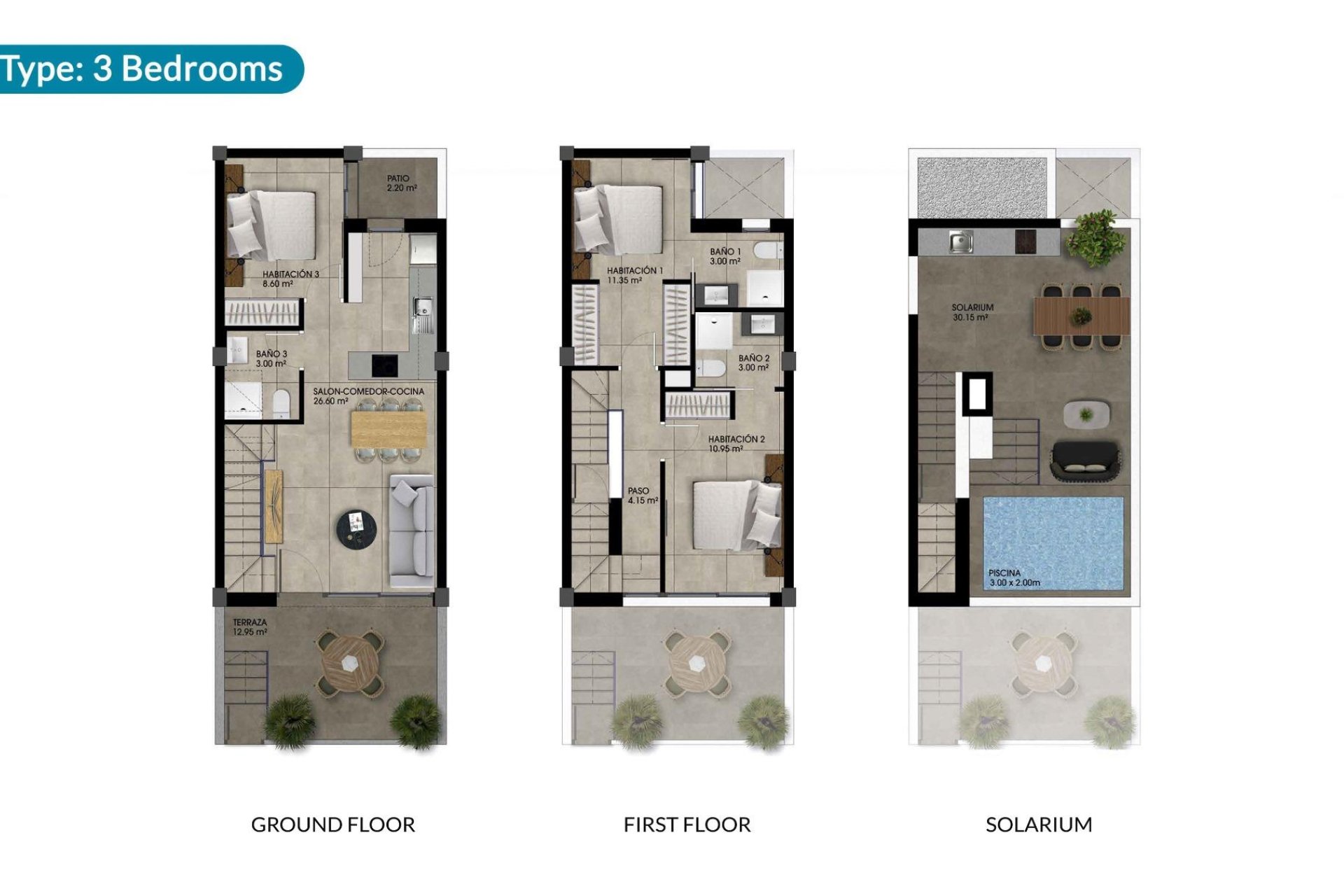 Obra nueva - Town House -
Dolores - Sector 2