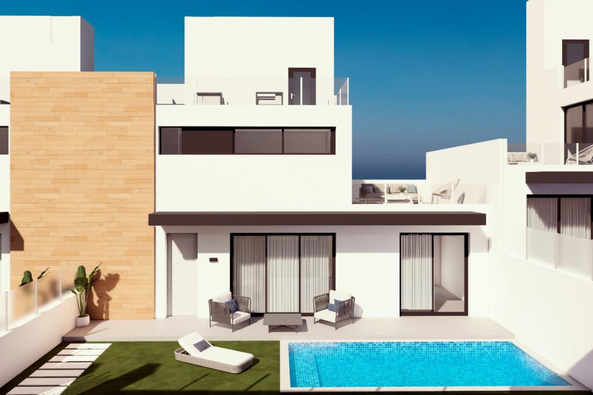 Obra nueva - Town House -
Orihuela Costa - Las Filipinas