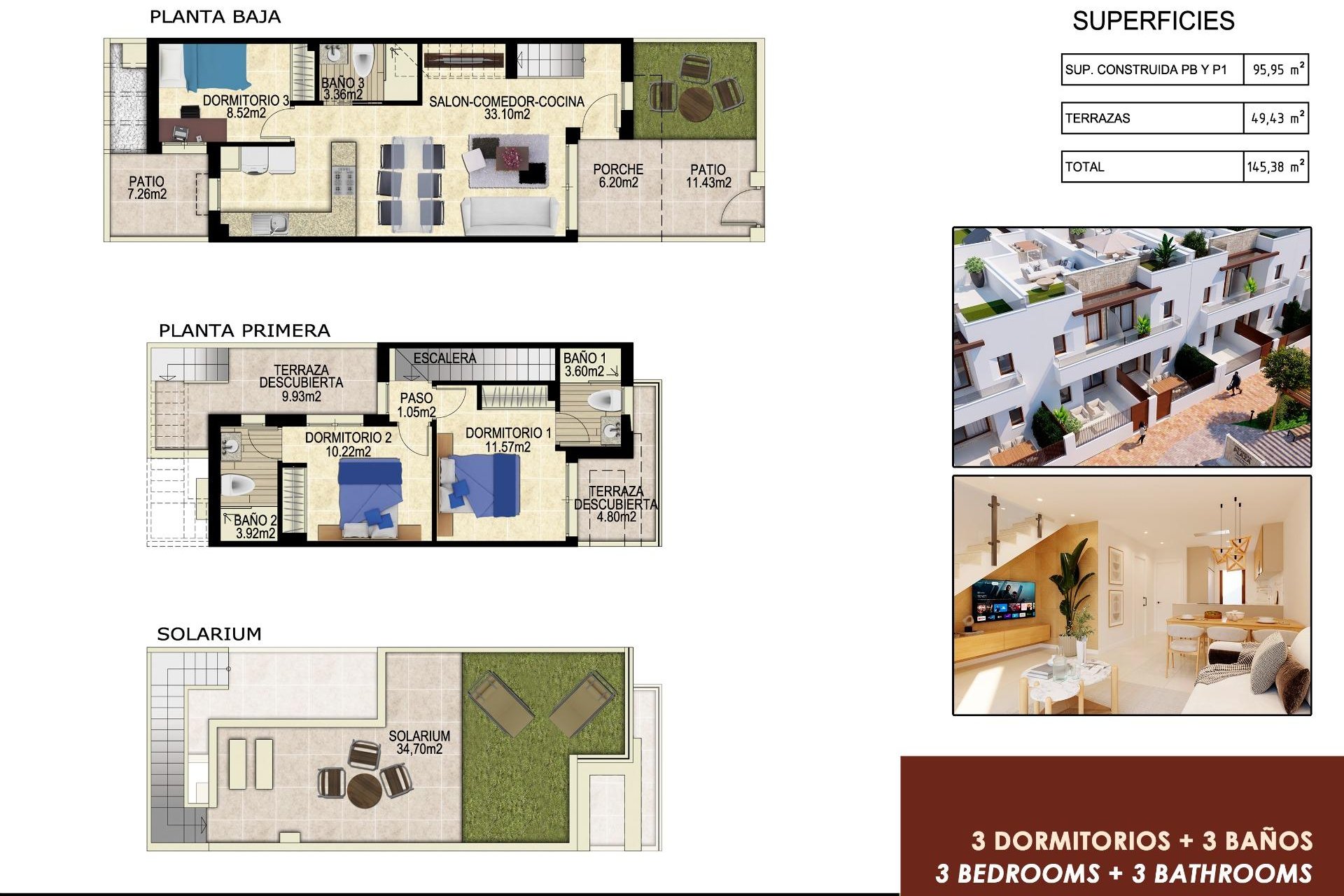 Obra nueva - Town House -
Orihuela - Vistabella Golf