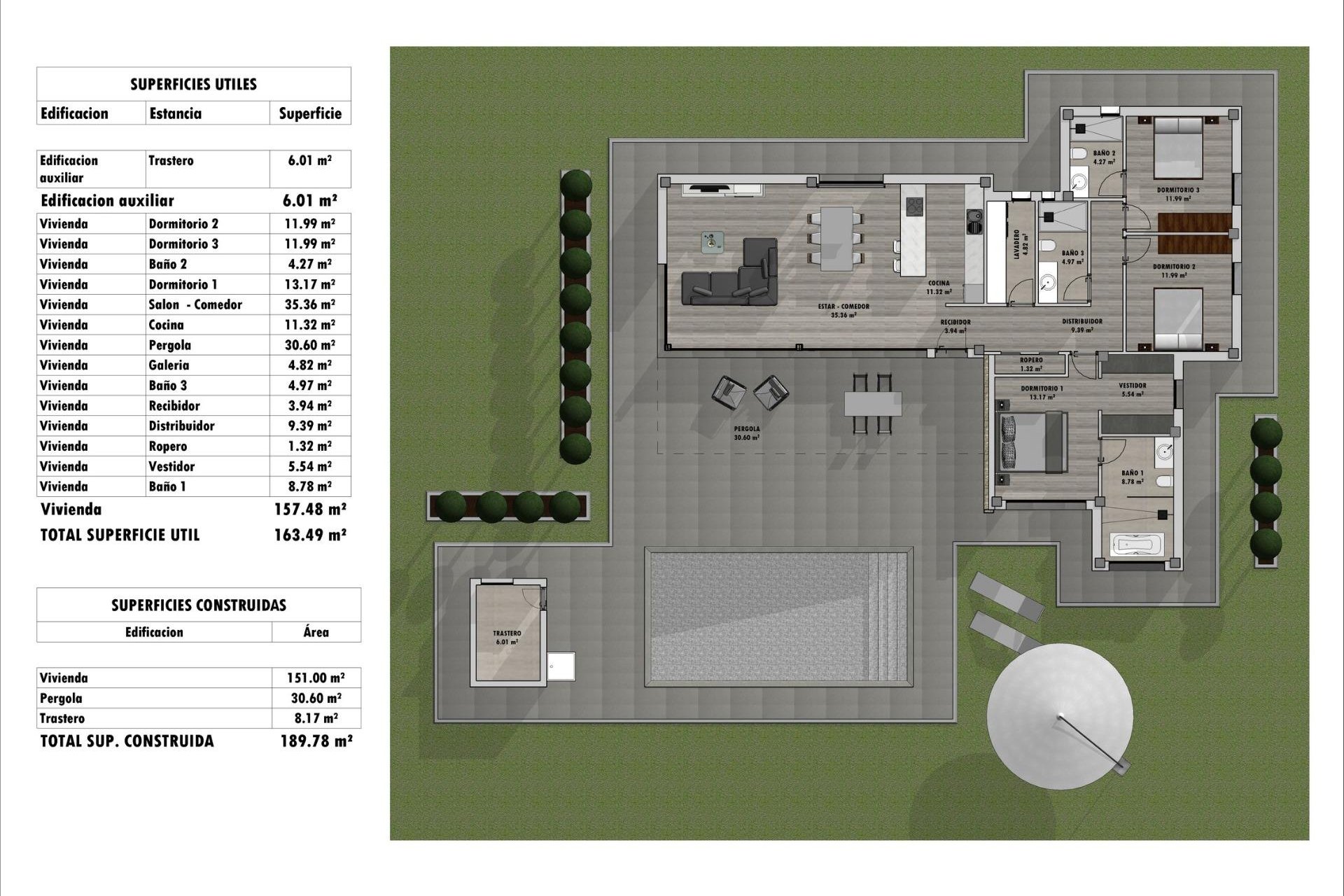 Obra nueva - Villa -
Aspe - Poligono 19