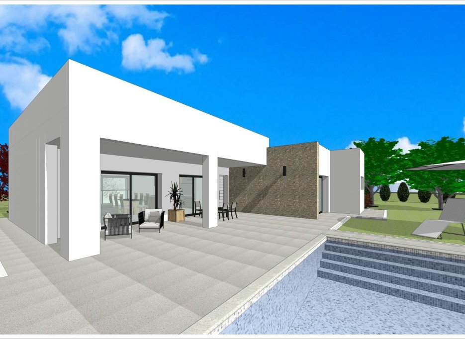 Obra nueva - Villa -
Aspe - Poligono 19