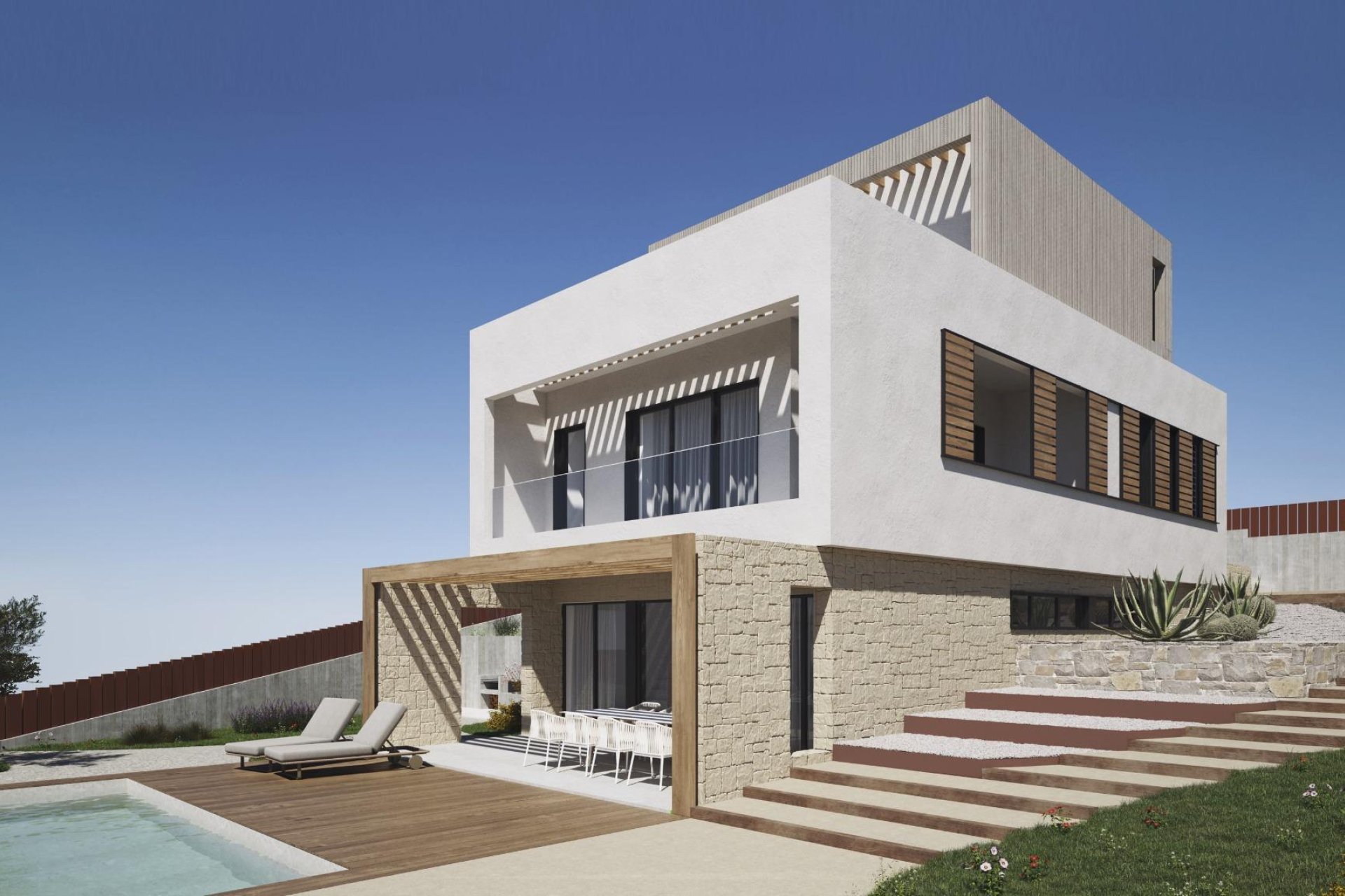 Obra nueva - Villa -
Finestrat - Campana Garden