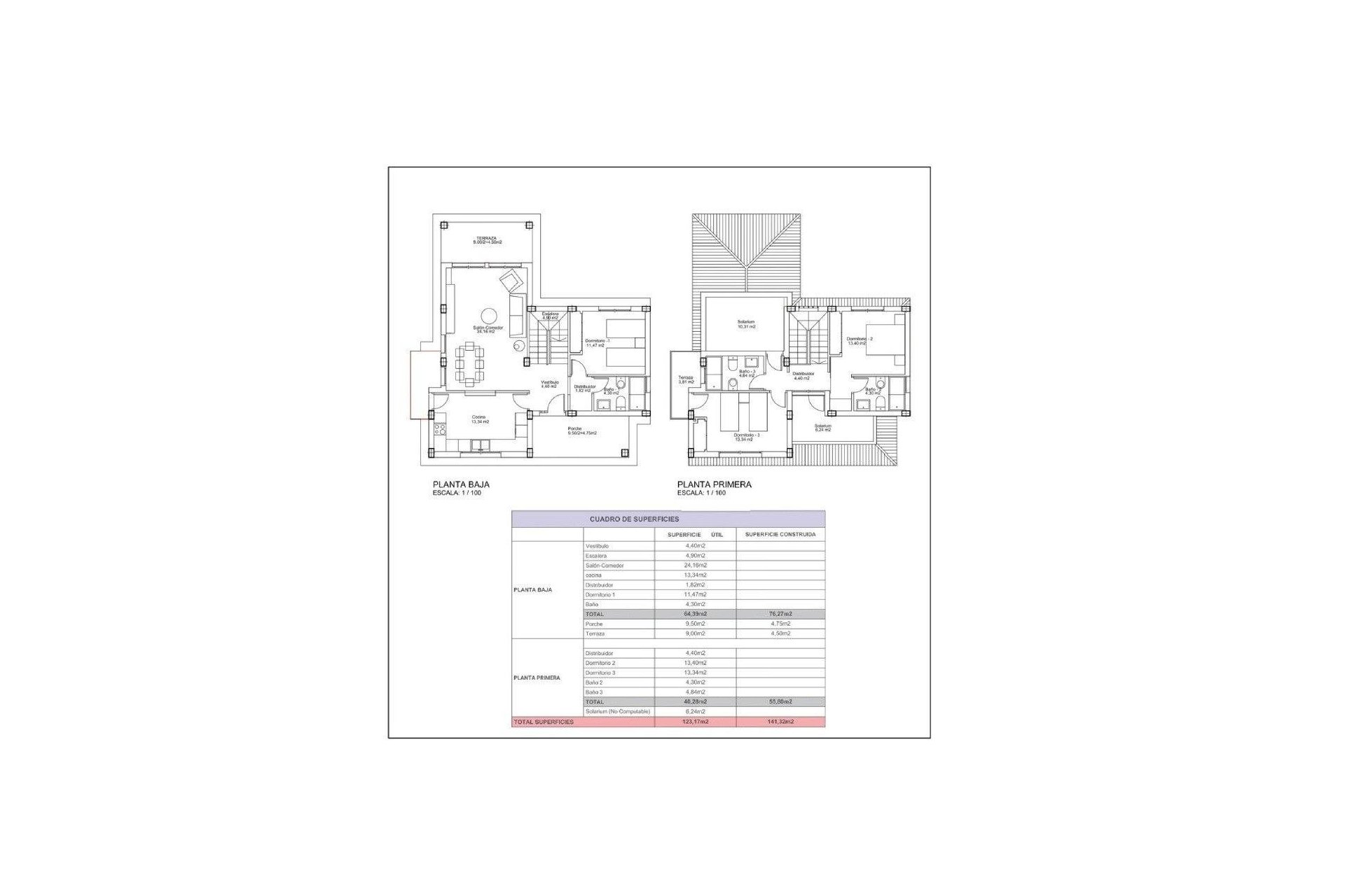 Obra nueva - Villa -
Lorca - Purias