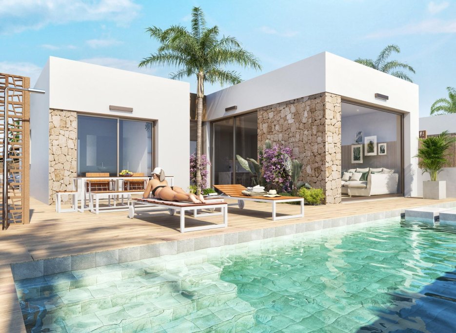 Obra nueva - Villa -
Los Alcazares - Serena Golf
