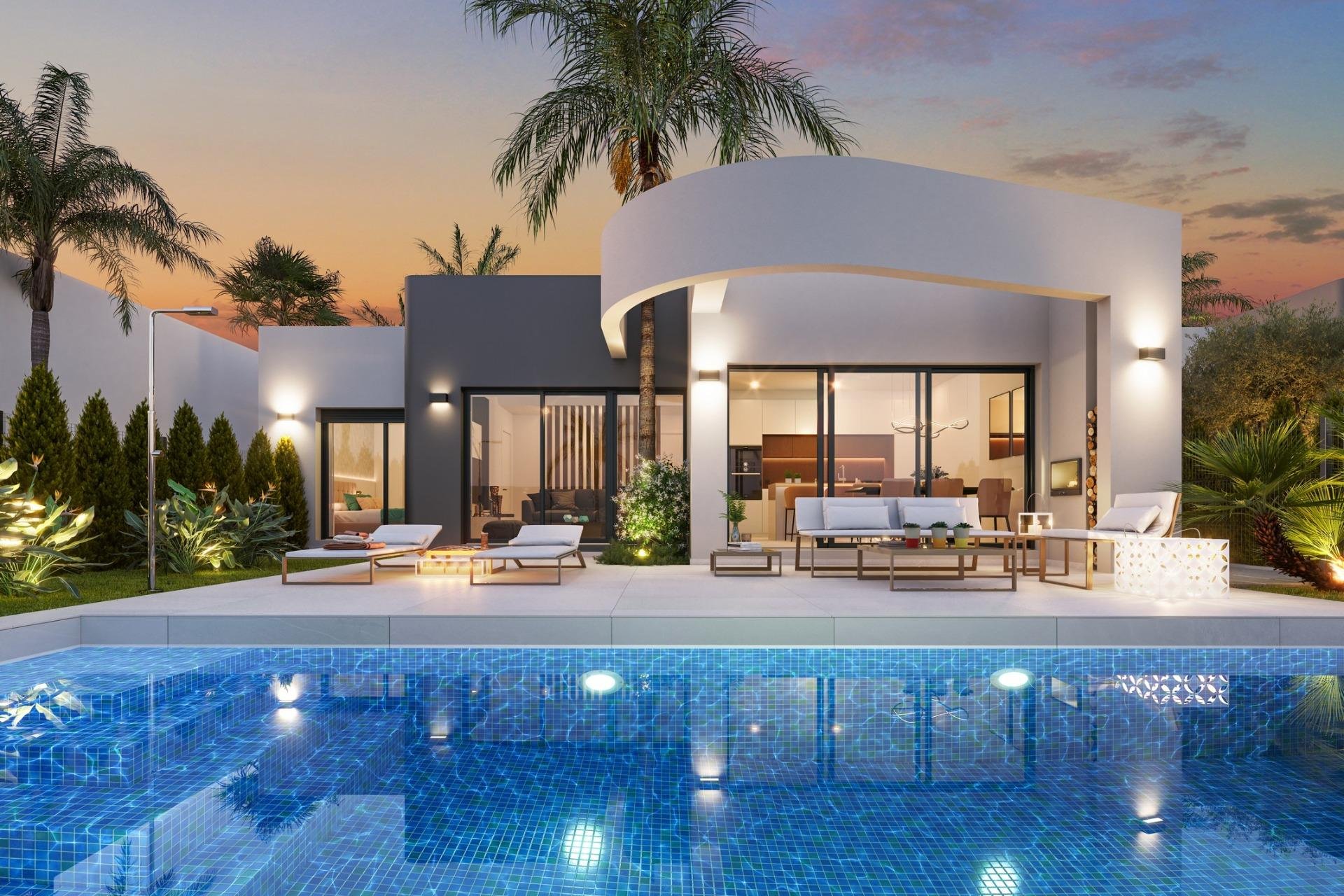 Obra nueva - Villa -
Los Alcazares - Serena Golf