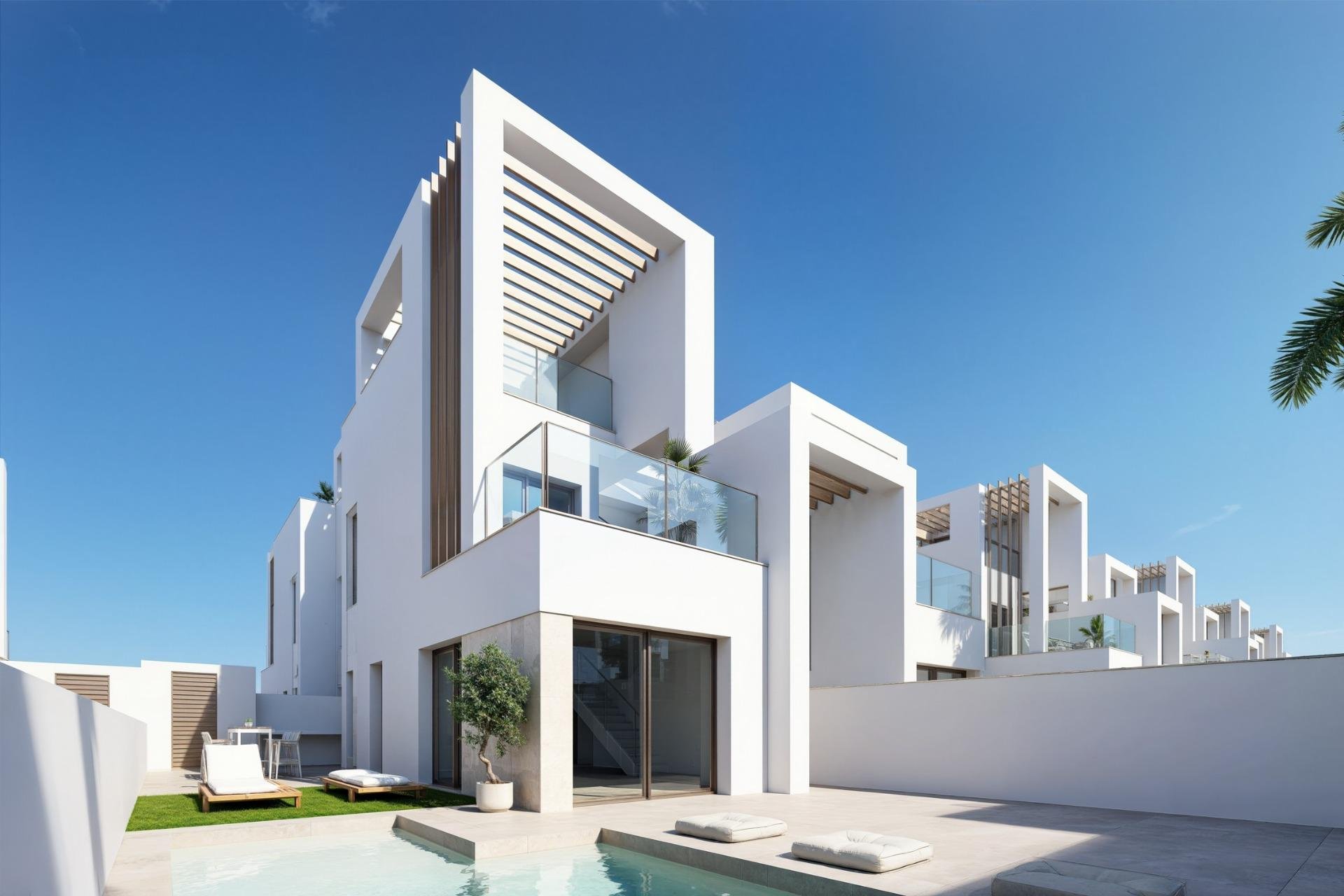 Obra nueva - Villa -
Los Alcazares - Serena Golf