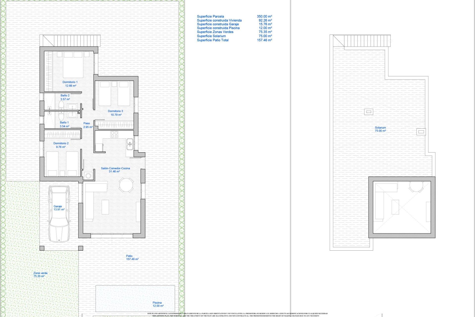 Obra nueva - Villa -
Los Alcazares - Serena Golf