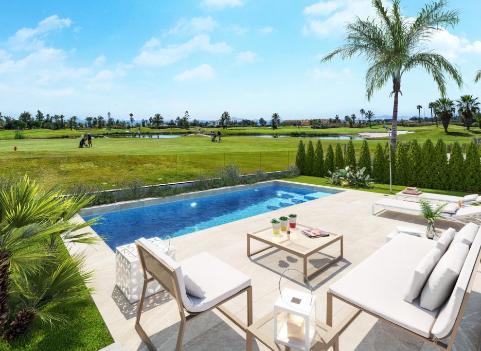 Obra nueva - Villa -
Los Alcazares - Serena Golf