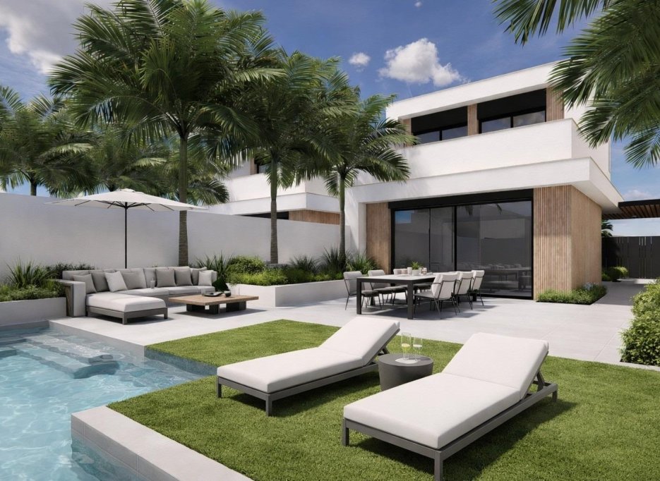 Obra nueva - Villa -
Los Alcazares - Serena Golf