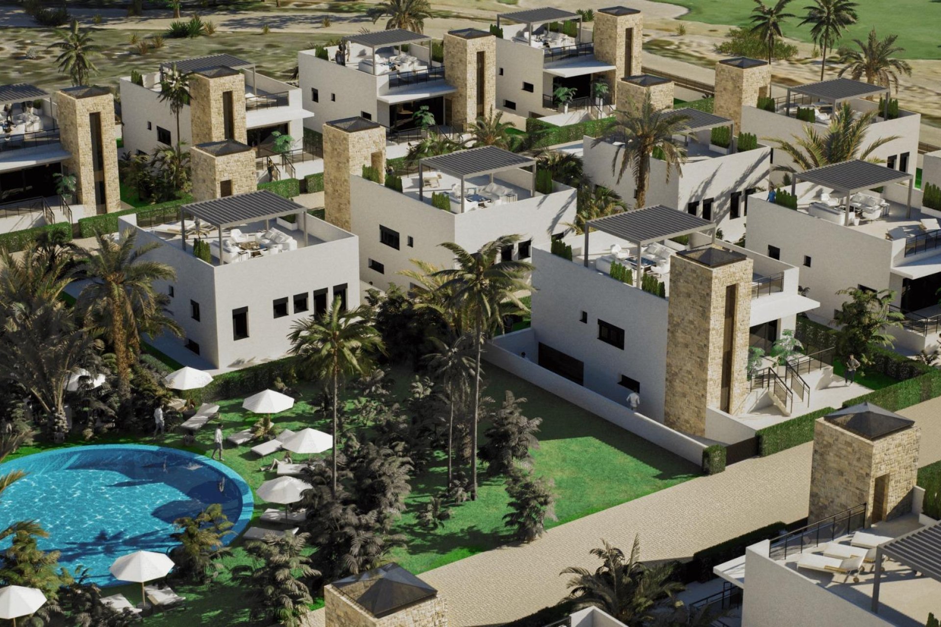 Obra nueva - Villa -
Mazarron - Camposol Golf