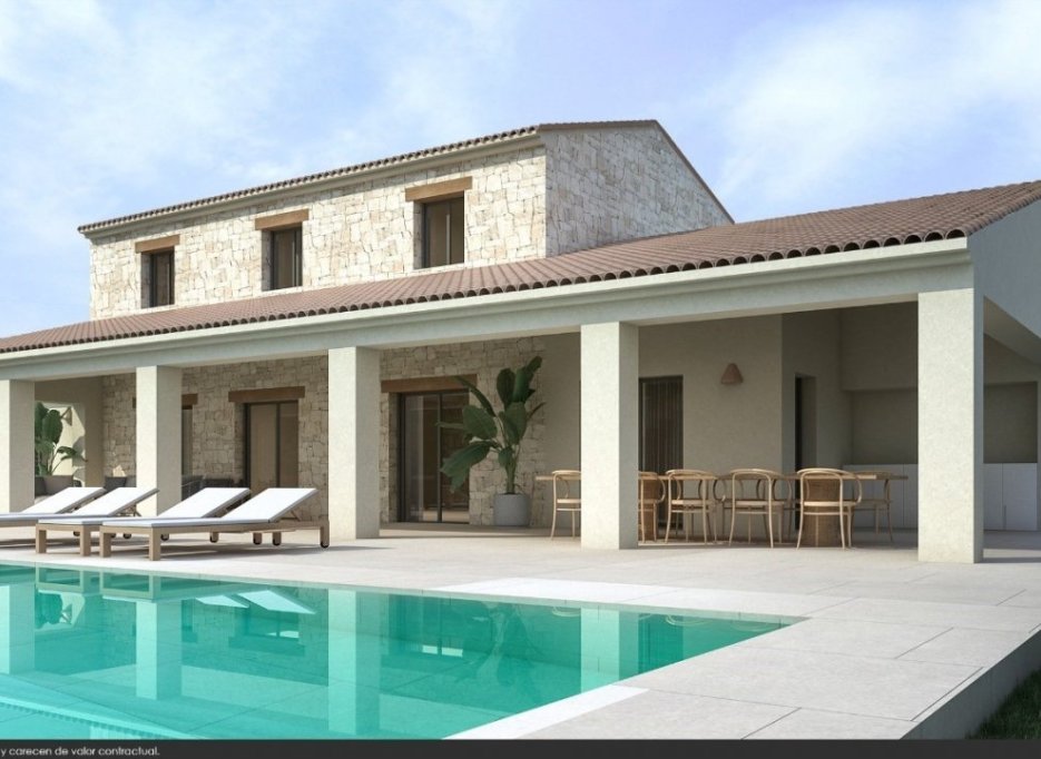 Obra nueva - Villa -
Moraira_Teulada - Fustera