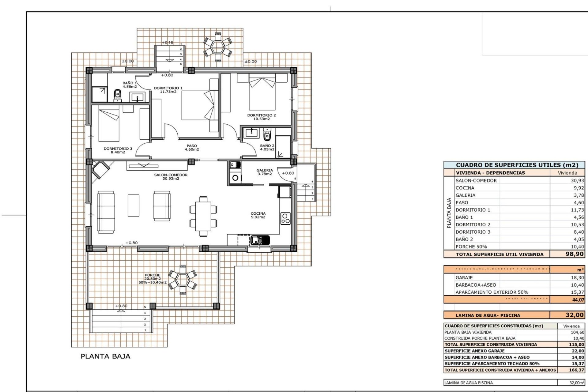 Obra nueva - Villa -
Pinoso - Camino Del Prado