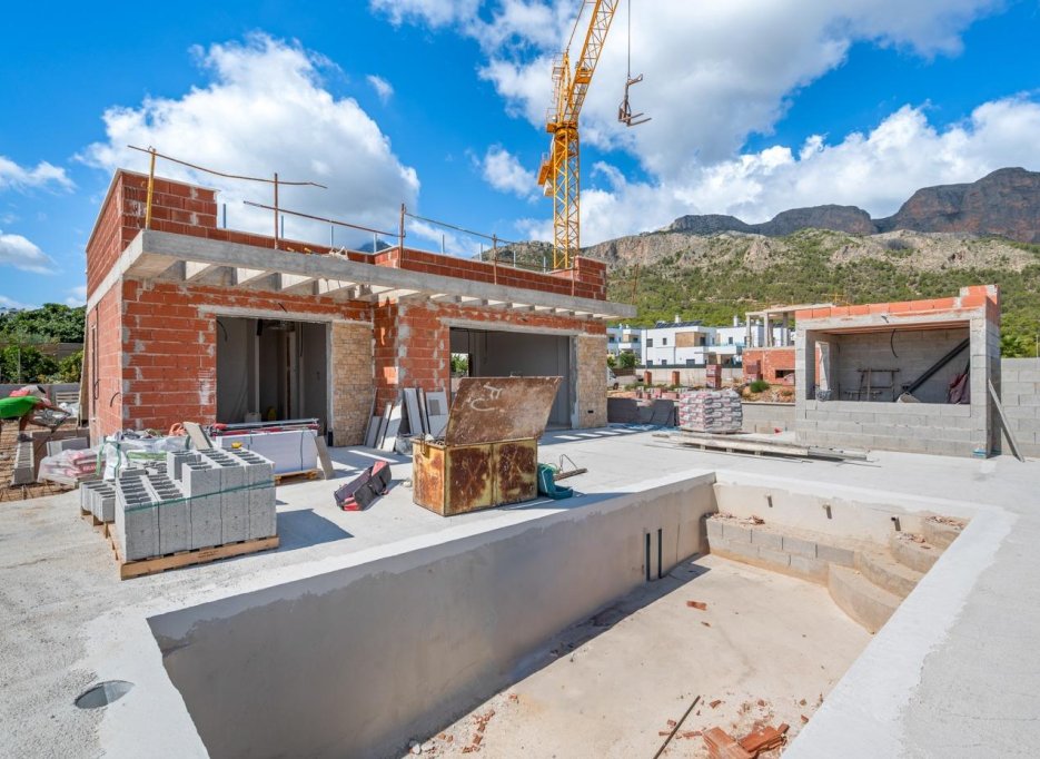 Obra nueva - Villa -
Polop - Novapolop
