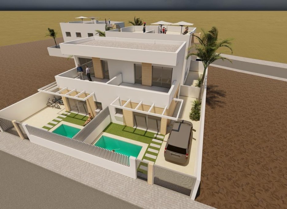 Obra nueva - Villa -
Puerto de Mazarron - Mar De Plata