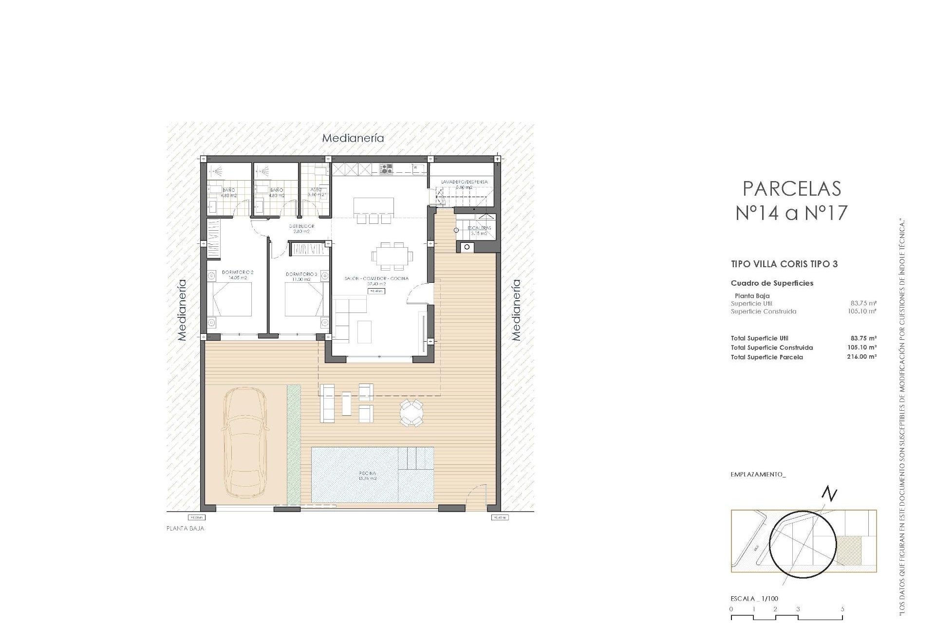 Obra nueva - Villa -
San Juan de los Terreros - San Juan De Los Terreros